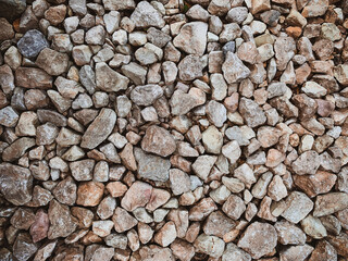 many stones gravel design background