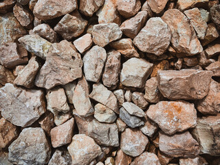 many stones gravel design background