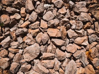 many stones gravel design background
