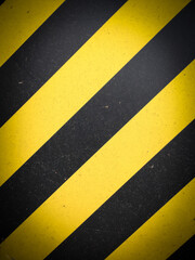 yellow black striped hazard warning background