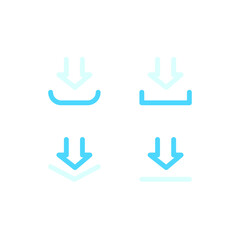 Illustration Vector Graphic of Download icon