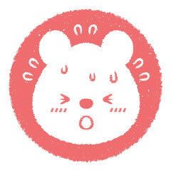 暑がる子供シロクマのアイコン