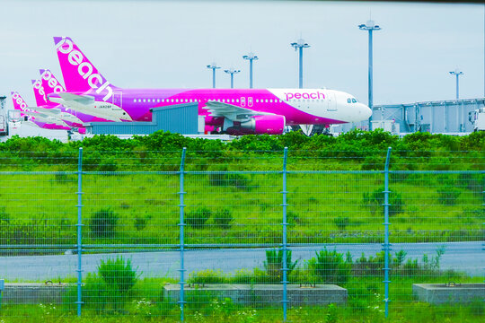 Peach 企業の看板 ロゴマーク