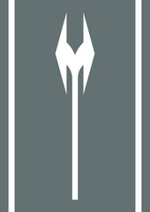 左右の矢印がある道路のベクターイラスト