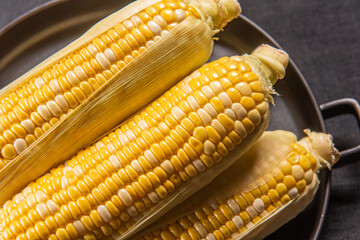 수분이 가득해 알알이 톡톡 튀는 맛있는 옥수수