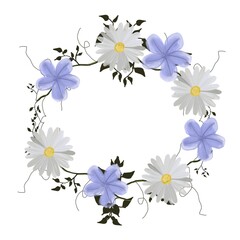 flowers frame