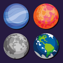 space planets set © Jeronimo Ramos