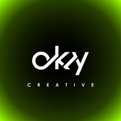 OKY Letter Initial Logo Design Template Vector Illustration