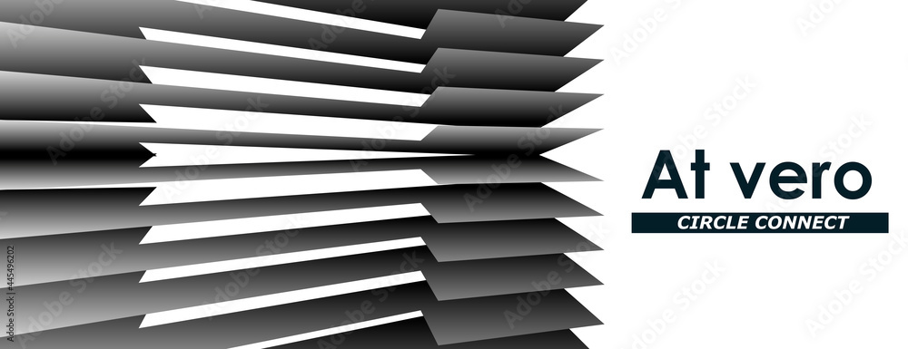 Poster Unusual modern material design. Colored rectangles. Vector abstract background