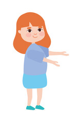 cartoon redhead girl