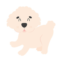 cute poodle icon