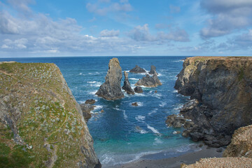 aiguilles rocheuses de port coton - belle-île-en-mer