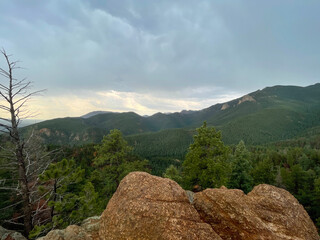 landscape with clouds