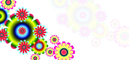 Abstract floral pattern background