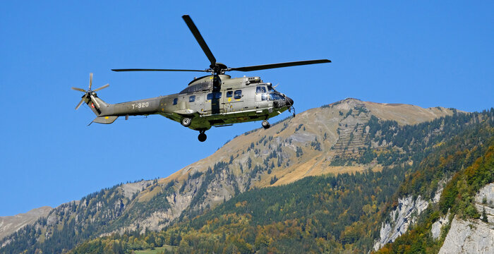Aerospatiale AS-332M1 Super Puma, Switzerland Air Force, Meiringen, Switzerland