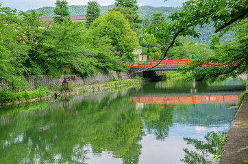 京都　岡崎の琵琶湖疏水