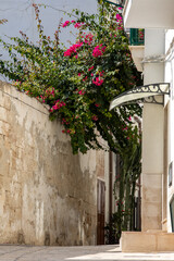 Fototapeta na wymiar The charming and romantic historic old town of Polignano a Mare, Apulia, southern Italy