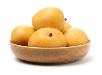 mangos on a white background 