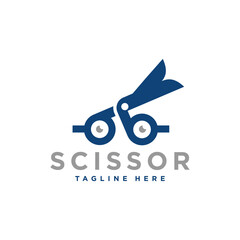 glasses scissors inspiration logo