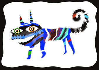 Naklejka premium MY World-1