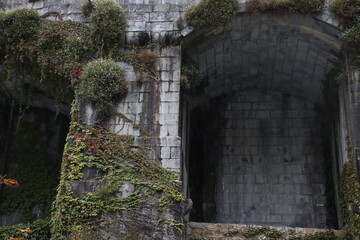 Old stone house with ivy