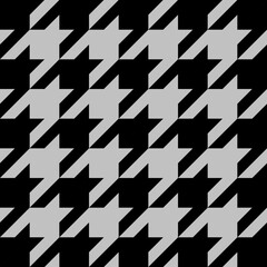 Goose foot. Houndstooth tartan tweed