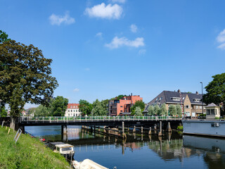 Fototapeta na wymiar Cityscape Zwolle, Overijssel Province, The Netherlands