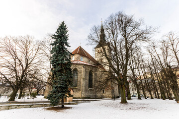 Tallinn, Estonia. St. Nicholas Church (Niguliste kirik), a former church that now houses Niguliste Museum, part of the Art Museum of Estonia