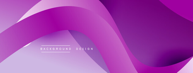 Abstract overlapping lines and circles geometric background with gradient colors