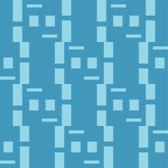 abstract geometric seamless vector pattern in blue