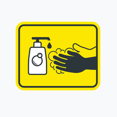 illustration of hand soap or hand sanitizer