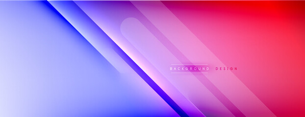 Abstract background. Shadow lines on bright shiny gradient background.