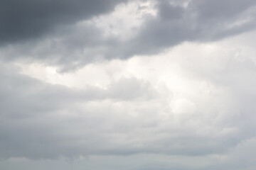 Dark storm clouds before rain. The concept of a threat, an ominous warning. Use as texture,...