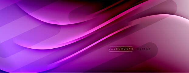 Abstract background. Shadow lines on bright shiny gradient background.