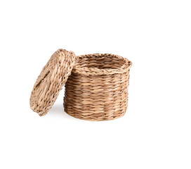 Obraz premium empty basket on white background
