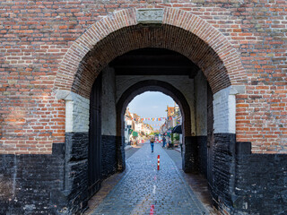 Obraz premium Cityscape fortified city Elburg, Gelderland province, The Netherlands