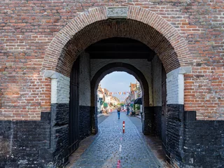 Foto op Aluminium Cityscape fortified city Elburg, Gelderland province, The Netherlands © Holland-PhotostockNL