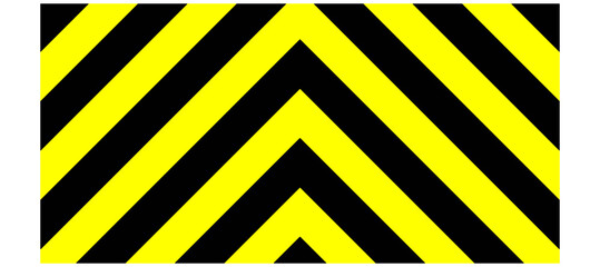 Warning, danger, caution, caution sign in yellow and black colors. Icon for rectangular and triangular frame. Vector design EPS 10.
