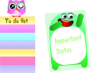 To do list template . weekly or daily planner, note paper. Daily Weekly Routine caterpillar cartoon. Can be used at school or children’s bedrooms.
