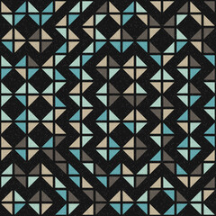 Abstract Geometric Pattern generative computational art illustration