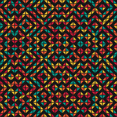 Abstract Geometric Pattern generative computational art illustration