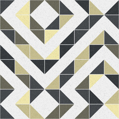 Fototapeta premium Abstract Geometric Pattern generative computational art illustration