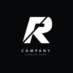 Simple illustration logo for financial company.