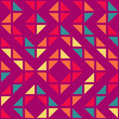 Abstract Geometric Pattern generative computational art illustration