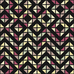 Abstract Geometric Pattern generative computational art illustration