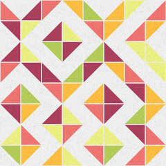 Abstract Geometric Pattern generative computational art illustration