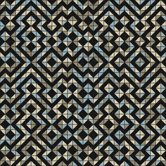 Abstract Geometric Pattern generative computational art illustration