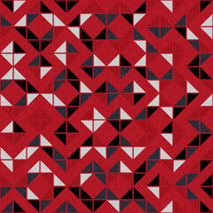 Abstract Geometric Pattern generative computational art illustration