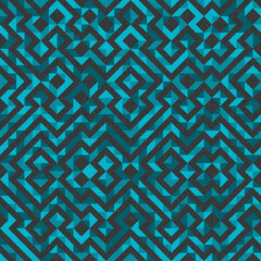 Abstract Geometric Pattern generative computational art illustration