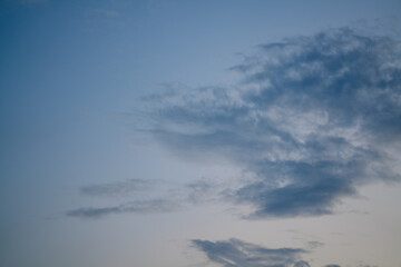 Naklejka na ściany i meble blue sky with dark clouds